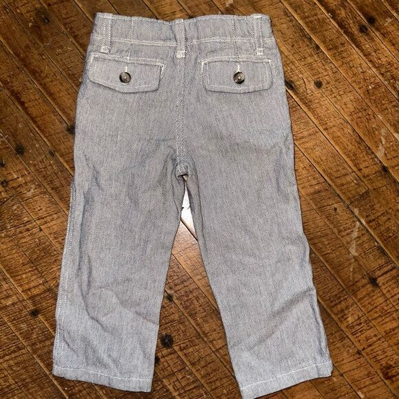 Children’s Place dapper little man 2T black & white slacks - Picture 3 of 3